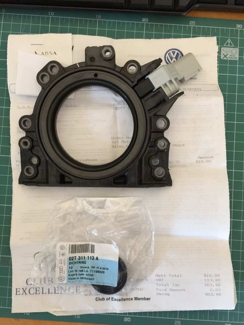 Polo not starting after rear main seal replacement